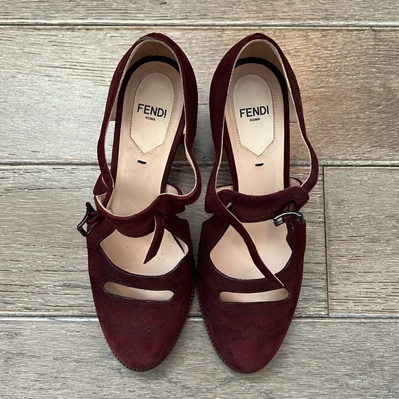 Fendi suede heels - Picture 6 of 10